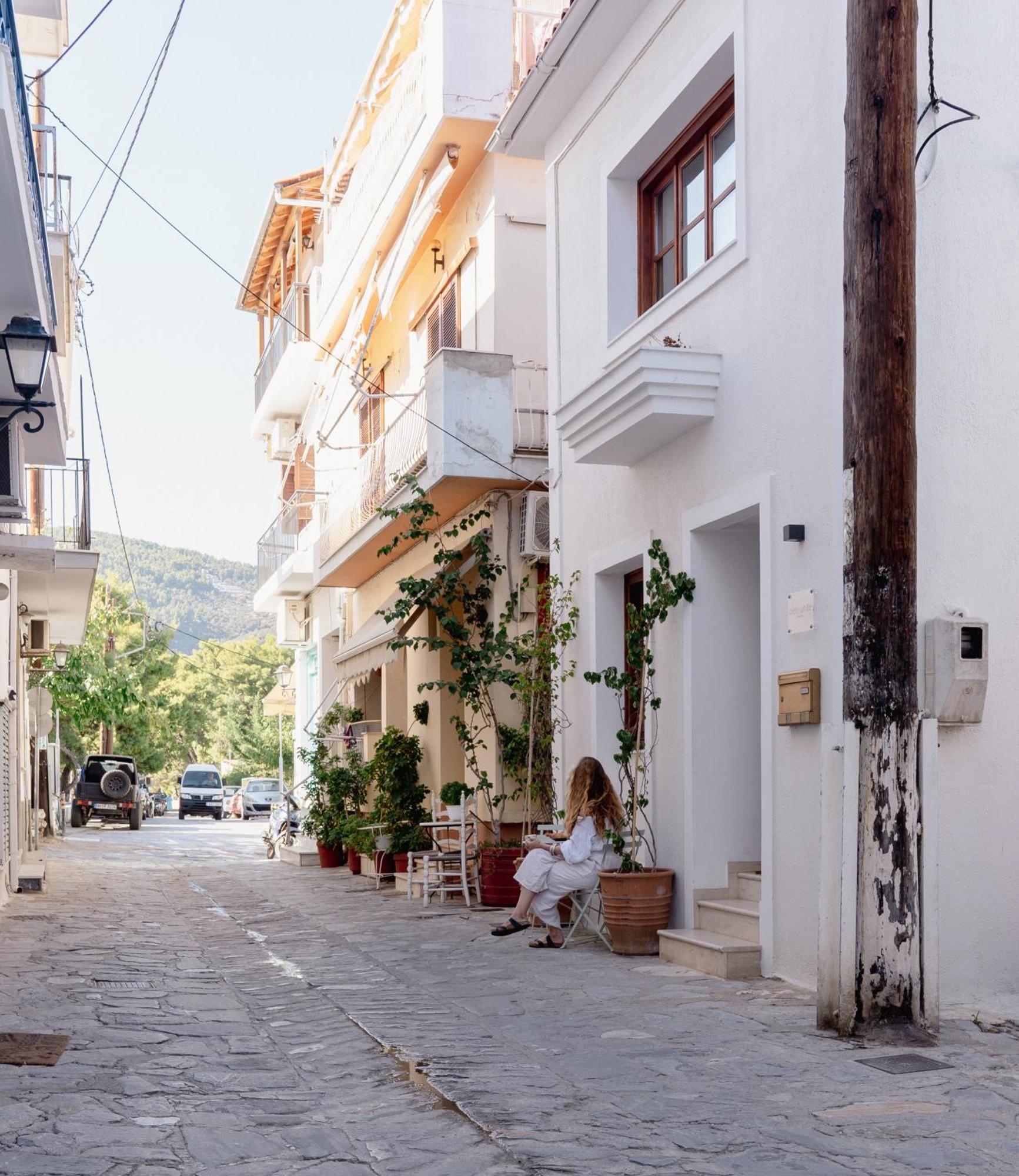 Olea White Villa Skiathos Town Ngoại thất bức ảnh